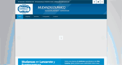 Desktop Screenshot of mudanzaslanzarote.com